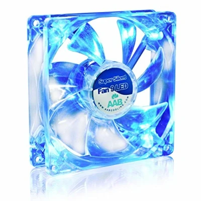 Afbeelding van AABCOOLING Super Silent Fan 9 Blue LED and Efficient 92mm with 4 Anti vibration Pads, 12V Fan, Intake CPU 13,6 dB