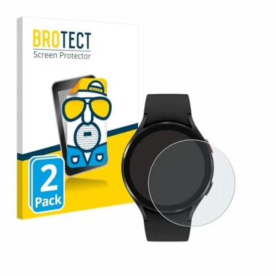 Afbeelding van BROTECT (2 Stuks) Antireflecterende Beschermfolie voor Samsung Galaxy Watch 4 (44mm) Anti Glare Screen Protector, Mat, Ontspiegelend