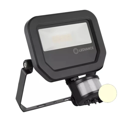 Afbeelding van Ledvance led 10w 1100lm 3000k cri80 89 diffuus ip65 opbouw zwenkbaar beh zwart hxbxl 53x131x159mm 4058075460836