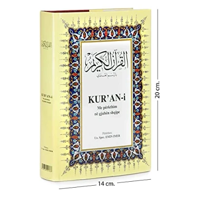 Afbeelding van Kur`an i Me Perkthim Ne Gjuhen Shqipe (Koran Arabisch Albanisch): Arapca Arnavutca Kur&#039;an Kerim ve Meali