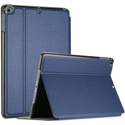 Afbeelding van ProCase Boekdeksel Hoes voor iPad 9,7 inch 6e generatie 2018/5e 2017/iPad Air 2/iPad 1, beschermhoes Smart Cover 6/iPad 5, marineblauw