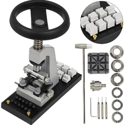 Afbeelding van Horlogemaker Gereedschap Horloge Opener Case Reparatie Kit 5700 Bench Verstelbaar Watch Gietijzer