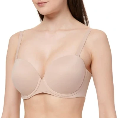 Afbeelding van Calvin Klein Underwear Strapless Perfectly FIT BH, Dames, Maat: 80F, Cedar