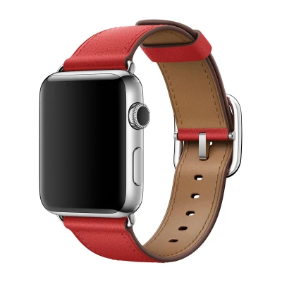 Afbeelding van Apple origineel Classic Buckle Watch 42mm / 44mm 45mm 49mm Red 4th Gen MPWX2ZM/A