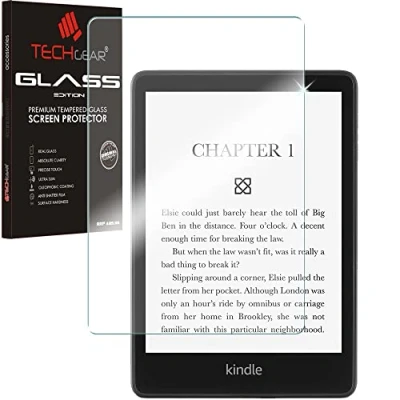 Afbeelding van TECHGEAR Kogelvrij glas compatibel met Amazon Kindle Paperwhite 5 / Signature/Paperwhite Kids 6.8&quot; (2021 11e generatie) pantserglas folie anti kras beschermafdekking