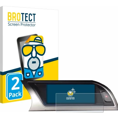 Afbeelding van BROTECT Screenprotector voor Audi A4 B8 (2012 2015) MMI Navigation Plus 7&quot; Folie Beschermfolie matte (2 Stuks)