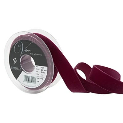 Afbeelding van Berisfords Fluwelen lint, Bordeaux, 4 x 2,2 inch