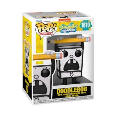 Afbeelding van Funko POP! TV: SBS 25th Doodlebob Spongebob Squarepants Verzamelbare Vinyl Figuur Cadeau Idee Officiële Merchandise TV Fans Model voor Verzamelaars en Display