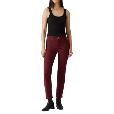 Afbeelding van Levi&#039;s dames Jeans 314 Shaping Straight, merlot, 26W / 30L