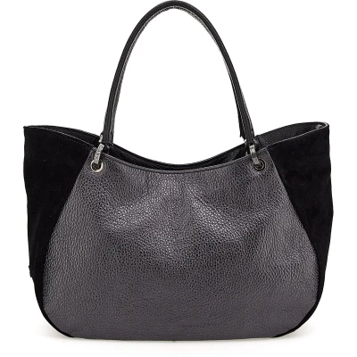 Afbeelding van Gabs Leren Schoudertas Handtas Roberta Ruga Shoulderbag Nero Zwart