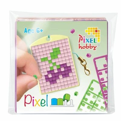 Afbeelding van Pixelhobby medaillon startset kers
