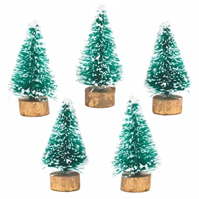 Afbeelding van Baker Ross mini kerstbomen (8 stuks) voor kerstknutselen en decoraties