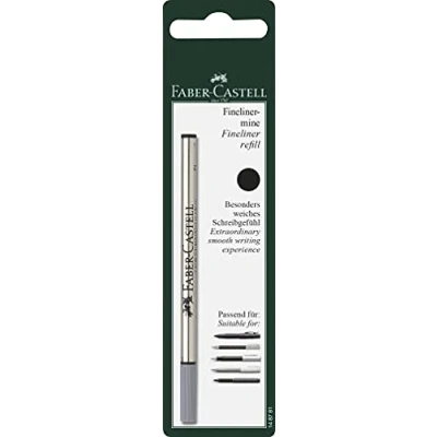 Afbeelding van Faber Castell Fineliner Refill Zwart