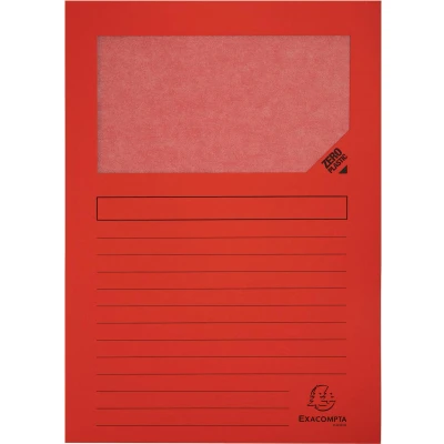 Afbeelding van Exacompta L map Forever, Voor Ft A4, Pak Van 25 Stuks, Rood
