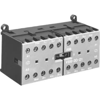 Afbeelding van Abb magneetschakelaar b mini omkeermagneetschakelaar 4kw 400vac 3polig spoelcode 0 1 hulpcontact 1no gjl1211901r0101