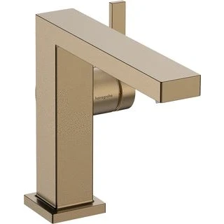 Afbeelding van Hansgrohe tecturis e 1 gats wastafelkraan 110 coolstart met push open voorsprong 15 5cm brushed bronze 73024140