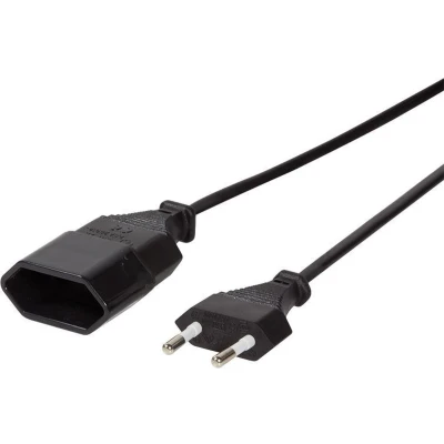 Afbeelding van LogiLink 1m, 2xCEE 7/16 1m CEE7/16 Zwart