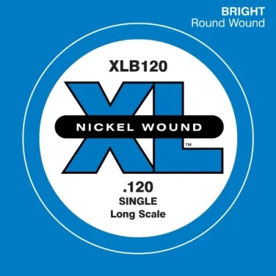 Afbeelding van D&#039;Addario XLB120 Bass XL Single String Enkele basgitaarsnaar