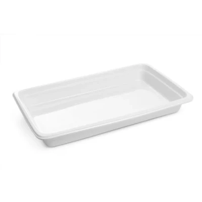 Afbeelding van Hendi Gastronormbak GN 1/1, Porselein, Wit, 6,5 cm diepte, 32,5(b)x53(d)x6,5(h)cm, 783009