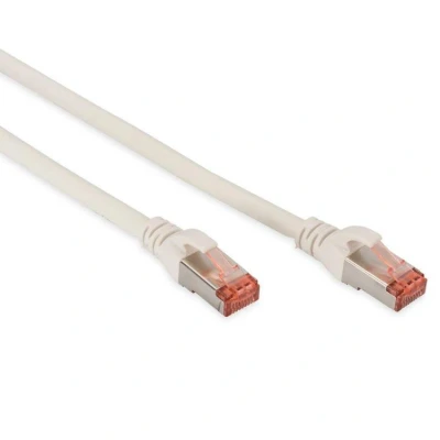 Afbeelding van Câble patch CAT 6 S FTP, Cu, LSZH AWG 27/7, longueur 0,25 m, couleur blanche