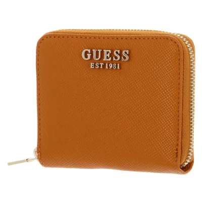 Afbeelding van GUESS Laurel SLG Small Zip Around Wallet Pumpkin