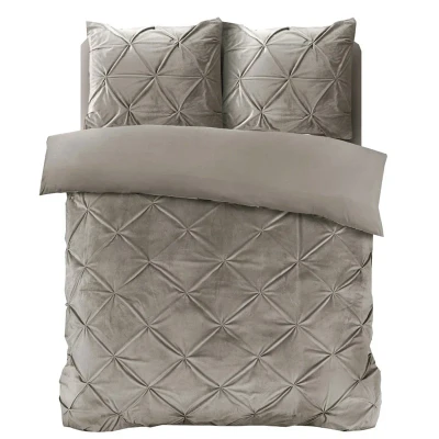 Afbeelding van Dekbedovertrek 1 Persoons 140x200 Sleeptime Microvezel Zand Inclusief Kussensloop