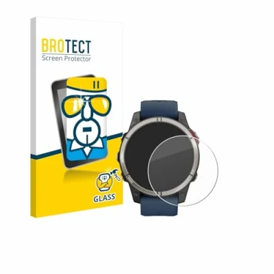 Afbeelding van BROTECT Panzerglas Displayschutz 9H Schutzglas Glas Klar Transparent, Smartwatch beschermfolie, Transparant
