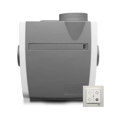 Afbeelding van Vasco C400RF ventilatiebox 400 m3/h incl. schakelaar │ Randaarde. Artikelnr: 11VE00004