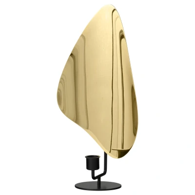 Afbeelding van Audo Copenhagen Flambeau Kandelaar Large Black/Polished Brass