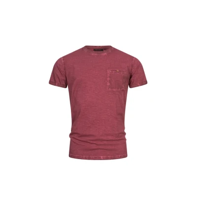 Afbeelding van Indicode Jeans Kilmon Tshirt basic, Heren, Maat: Small, Wine