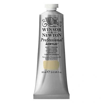 Afbeelding van Winsor &amp; Newton 2320060 Professionele acrylverf, hoge dekking, kunstenaarskwaliteit, lichtecht 60ml Tube, Buff Titanium