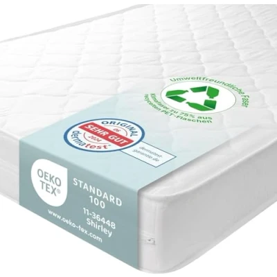 Afbeelding van Sun Garden kindermatras 120x200 cm H2, Oeko Tex 100 gecertificeerd, matras voor kinderbed, hoes wasbaar, optimale kinderen, met klimaatvezelversteviging, model P1440 ComfortPur