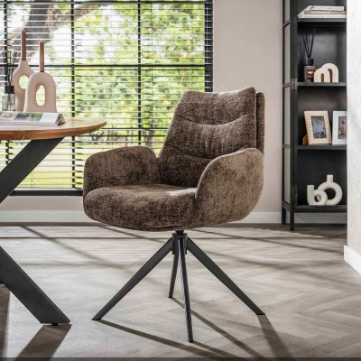 Afbeelding van Fraaai Zac armstoel lounge rich taupe Stof
