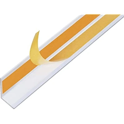 Afbeelding van Alberts 433550 hoekprofiel zelfklevend aluminium, wit 1000 x 30 mm