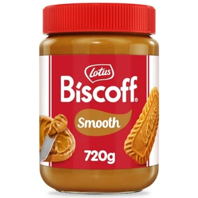 Afbeelding van Lotus Biscoff Zoet Broodbeleg Creamy Gekarameliseerde Koekjes Smaak Veganistisch Notenvrij Zonder Kleurstoffen of Toegevoegde Aroma&#039;s 720g