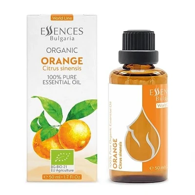 Afbeelding van Essences Bulgaria Biologische Sinaasappel Essentiële Olie 50ml Citrus sinensis 100% Puur en Natuurlijk Onverdund Therapeutische Kwaliteit Aromatherapie Cosmetica Wreedheidvrij Niet GMO