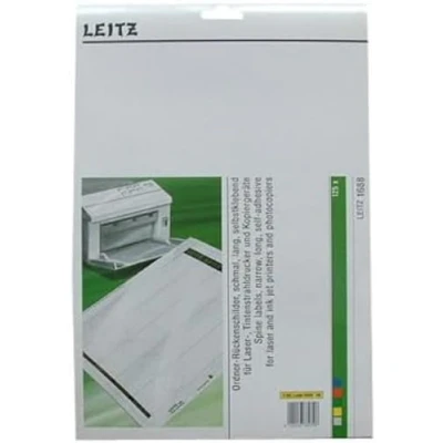 Afbeelding van LEITZ® rugetiketten lang, Via PC beletterbaar, rugbreedte 50 of 80 mm, zelfklevend