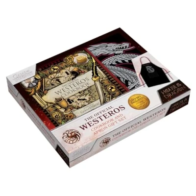 Afbeelding van the Official Westeros Cookbook and Apron Gift Set: Recipes from House of Dragon Game Thrones
