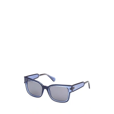 Afbeelding van MAX&amp;Co. Iniettato Zonnebril, Dames, Maat: One Size, Blu grigio fumo specchiato