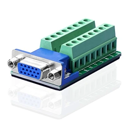 Afbeelding van SIENOC D SUB DB15 aansluiting 15pol. Verbinding met de terminal breakout connector