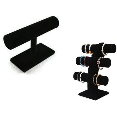 Afbeelding van Fliex sieradenhouder armbanden standaard zwart 2 stuks