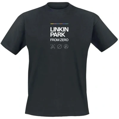 Afbeelding van Linkin Park From Zero Radiate T shirt zwart XXL Katoen Heren Band merch, Bands