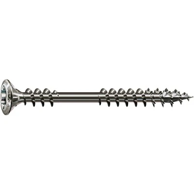 Afbeelding van SPAX T STAR plus, 25470004505022 van roestvrij staal A2, 4,5 x 50 mm, 200 stuks, verminderde verzonken lens kop, fixeerschroefdraad, 4CUT, stuks