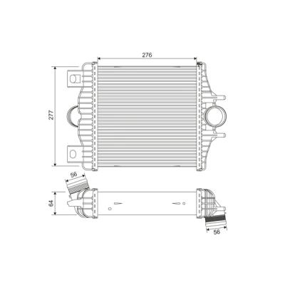 Afbeelding van Valeo Interkoeler 818384