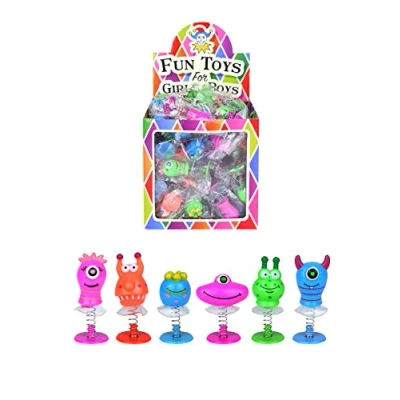 Afbeelding van Henbrandt 6 Stuks Monster Springende Speeltjes Speelgoed voor Kinderen als Verjaardagsgeschenken, Uitdeelcadeautjes, Kerstmis Cadeautjes en Prijs Bijes de Kinderverjaardag of Feestzakvullers Jongens Meisjes