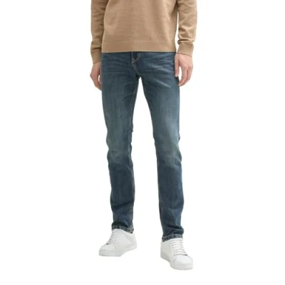 Afbeelding van TOM TAILOR Josh Regular Slim Jeans voor heren, 10147 Stone Blue Denim Tint, 40W x 34L