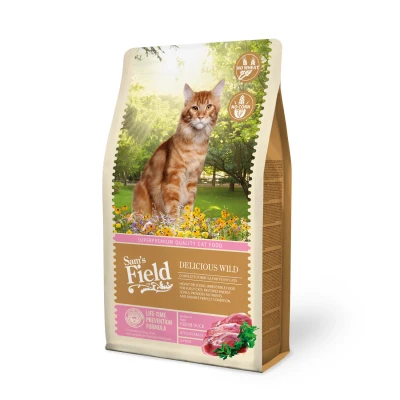 Afbeelding van Sam&#039;s Field Cat Delicious Wild Kattenvoer 2.5 kg