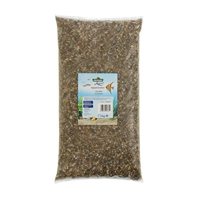 Afbeelding van Dehner Aqua Aquarienkies, korrel 2 4 mm, 5 kg, grijs/bruin