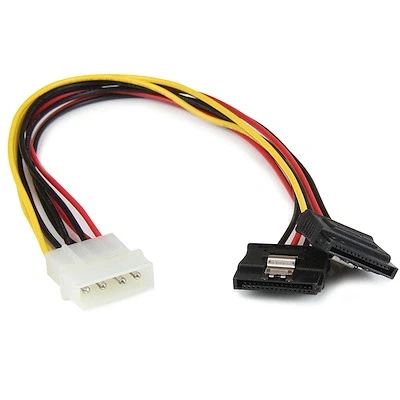 Afbeelding van StarTech.com 30cm molex naar 2xSATA