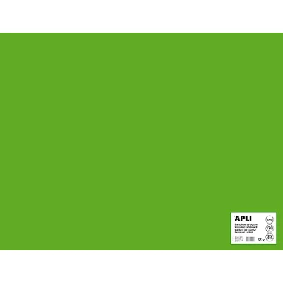 Afbeelding van APLI Grasgroen Karton 50 x 65 cm 170 g/m² 25 vel